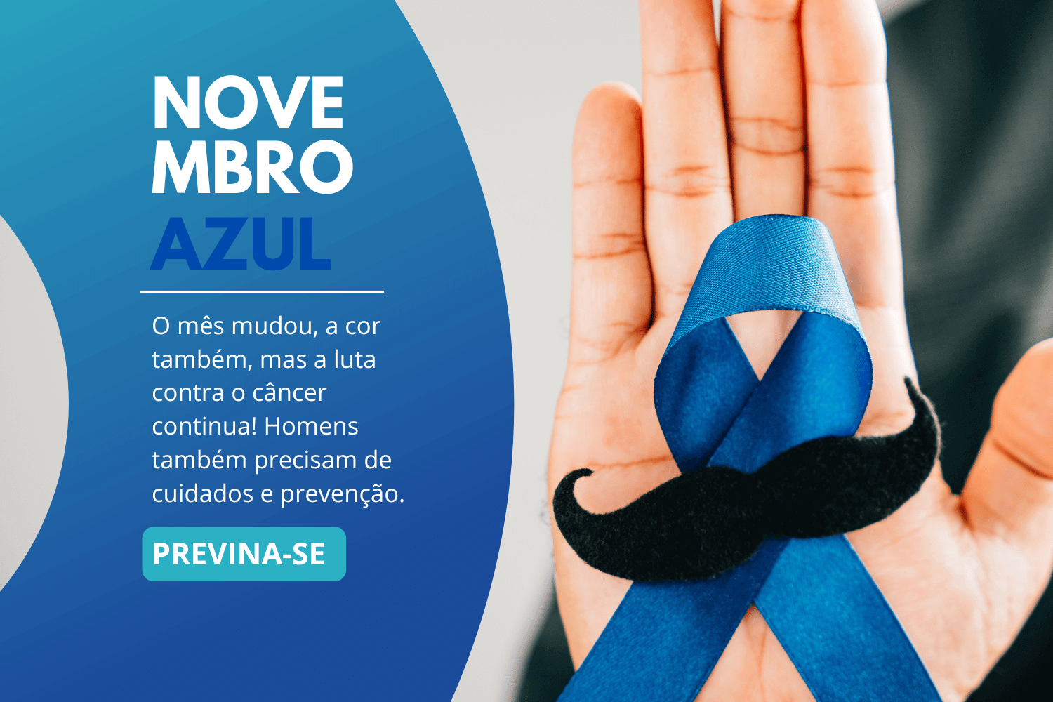 Novembro azul em turmalina mg